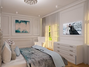 Projekt wnętrz domu w Kaliszu - Sypialnia, styl tradycyjny - zdjęcie od Pracownia Projektowa "Interior-Art"