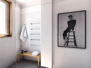 Łazienka w bieli - Łazienka, styl nowoczesny - zdjęcie od Monolit Studio