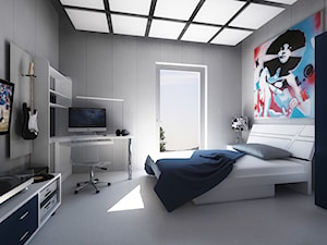 Nowoczesny pokój nastolatka - zdjęcie od Monolit Studio