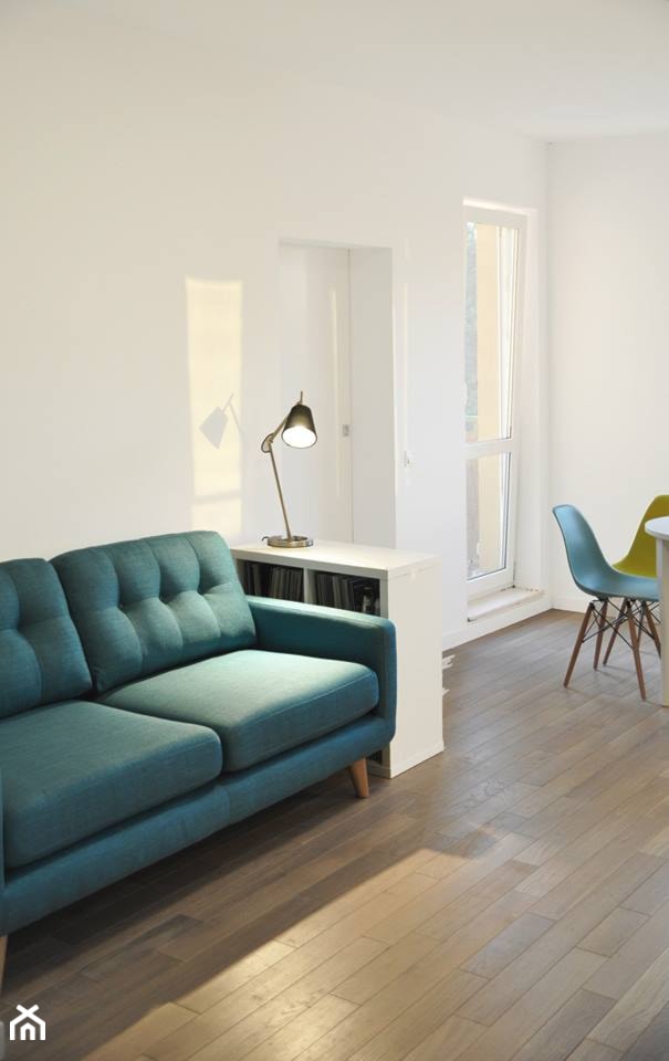 Mieszkanie 53 m2 - Salon, styl nowoczesny - zdjęcie od Schemat