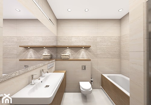 projekty - Mała bez okna z dwoma umywalkami łazienka, styl tradycyjny - zdjęcie od marina suchorska architektura wnętrz