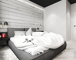 MINIMALISTYCZNY INDUSTRIALIZM - Średnia sypialnia, styl minimalistyczny - zdjęcie od PEKA STUDIO - Homebook