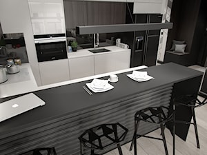 MIESZKANIE W STONOWANYCH BARWACH - Kuchnia, styl minimalistyczny - zdjęcie od PEKA STUDIO