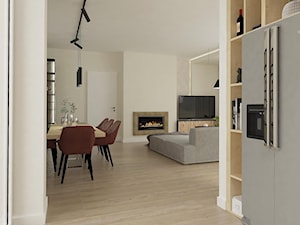 aranżacja przestrzeni prywatnej - Salon, styl nowoczesny - zdjęcie od architekt Karolina Radoń