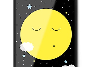 Plakat śpiący księżyc - zdjęcie od Fox Art Studio