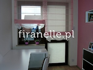 biało-różowy pokój dziewczynki - zdjęcie od firanelle.pl