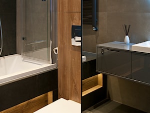 Delikatnie - Mała bez okna łazienka, styl nowoczesny - zdjęcie od SO INTERIORS Architektura Wnętrz