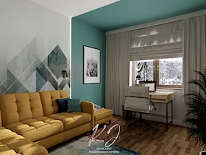 Klasyczny gabinet (Dom w Oświęcimiu) - Biuro, styl tradycyjny - zdjęcie od KJ Studio Projektowanie wnętrz