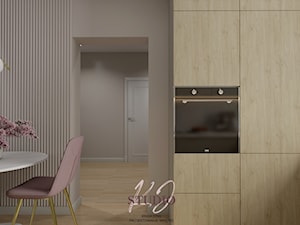 Wąska kuchnia (Przeciszów) - Kuchnia, styl nowoczesny - zdjęcie od KJ Studio Projektowanie wnętrz