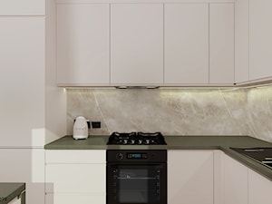 Kuchnia w bloku - Kuchnia, styl nowoczesny - zdjęcie od KJ Studio Projektowanie wnętrz