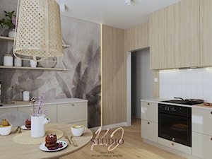 Kuchnia w stylu skandynawskim (dom Bielsko-Biała) - Kuchnia, styl skandynawski - zdjęcie od KJ Studio Projektowanie wnętrz
