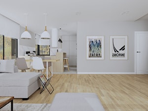 Dom dla miłośników gór - salon - Salon, styl nowoczesny - zdjęcie od KJ Studio Projektowanie wnętrz