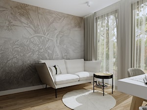 Domowe biuro w stylu skandynawskim - Biuro, styl skandynawski - zdjęcie od KJ Studio Projektowanie wnętrz
