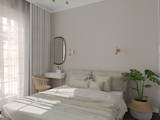 Salon i sypialnia w stylu francuskim