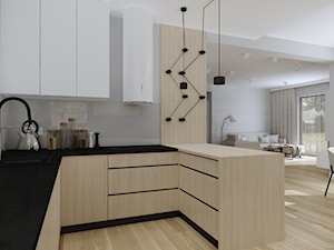 Dom w stylu skandynawskim - kuchnia - Kuchnia, styl skandynawski - zdjęcie od KJ Studio Projektowanie wnętrz