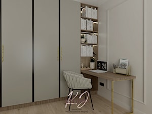 Domowe biuro w stylu modern classic (Mieszkanie w Bielsku-Białej)
