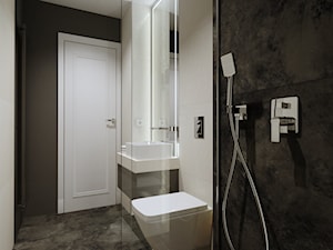 Minimalistyczna łazienka - Łazienka, styl nowoczesny - zdjęcie od KJ Studio Projektowanie wnętrz