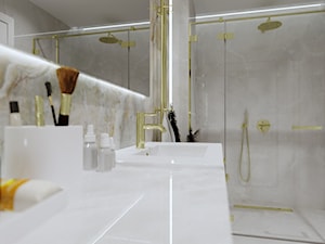 Łazienka w kobiecym stylu - Łazienka, styl nowoczesny - zdjęcie od KJ Studio Projektowanie wnętrz