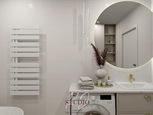 Łazienka w stylu modern classic (Mieszkanie w Bielsku-Białej) - Łazienka, styl nowoczesny - zdjęcie od KJ Studio Projektowanie wnętrz