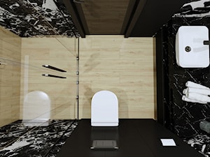 Męska łazienka - Łazienka, styl nowoczesny - zdjęcie od KJ Studio Projektowanie wnętrz