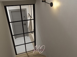 Wiatrołap (mieszkanie w Bielsku-Białej) - Hol / przedpokój, styl nowoczesny - zdjęcie od KJ Studio Projektowanie wnętrz