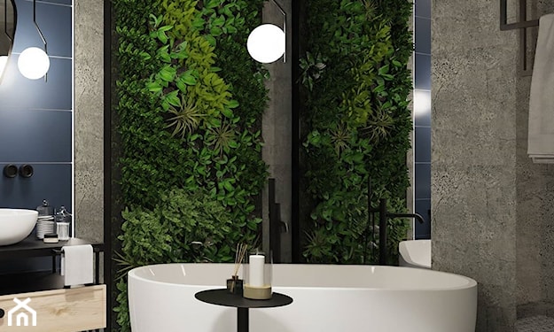 zieleń w łazience, kwiaty do łazienki, łazienka nowoczesna