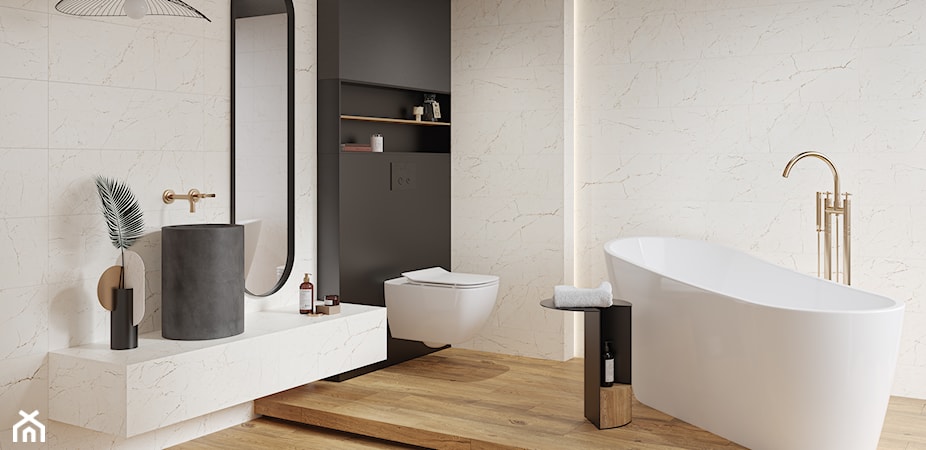 Kamień w łazience – efektowny trend, który podbił serca miłośników ponadczasowej elegancji