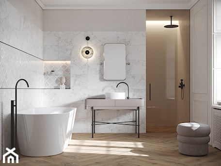 Aranżacje wnętrz - Łazienka: Silverwish Bathroom - Opoczno. Przeglądaj, dodawaj i zapisuj najlepsze zdjęcia, pomysły i inspiracje designerskie. W bazie mamy już prawie milion fotografii!