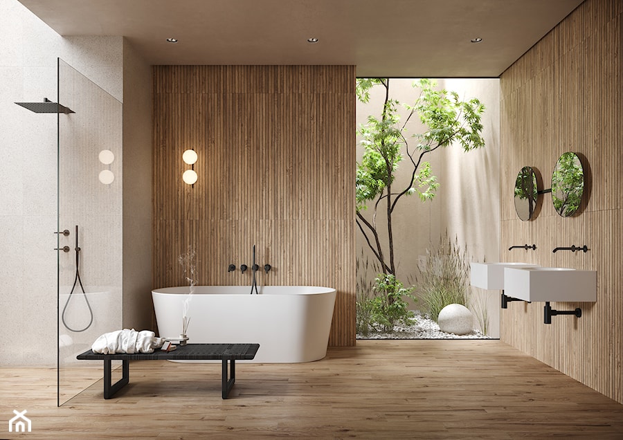 Almera Wood Bathroom - zdjęcie od Opoczno