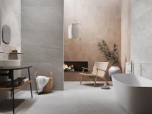 NOISY GREY - Duża jako pokój kąpielowy łazienka, styl nowoczesny - zdjęcie od Opoczno