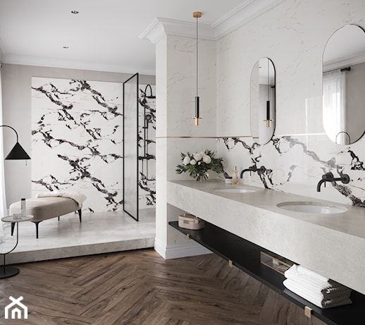 Przegląd trendów: 6 najpiękniejszych białych marmurów do łazienki i kuchni 