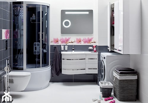 Łazienka - Duża z pralką / suszarką łazienka, styl nowoczesny - zdjęcie od Castorama