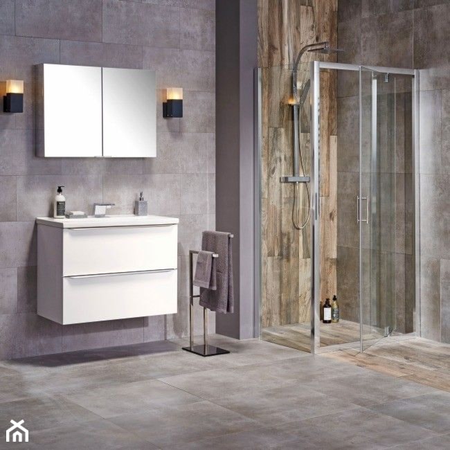 Łazienka - Średnia bez okna łazienka, styl industrialny - zdjęcie od Castorama - Homebook