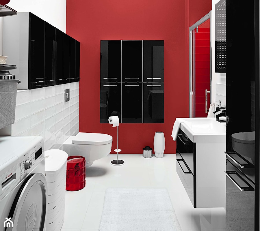 Łazienka - Średnia bez okna z pralką / suszarką łazienka, styl nowoczesny - zdjęcie od Castorama
