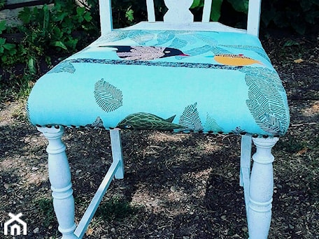 Aranżacje wnętrz - Jadalnia: blue vintage chair - Projekt Home. Przeglądaj, dodawaj i zapisuj najlepsze zdjęcia, pomysły i inspiracje designerskie. W bazie mamy już prawie milion fotografii!