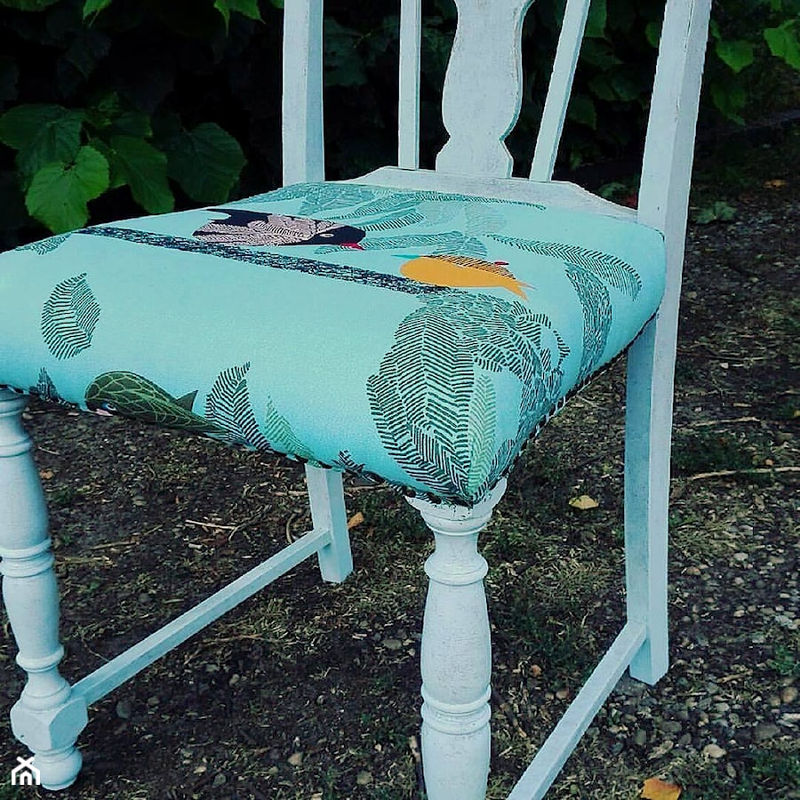 blue vintage chair - zdjęcie od Projekt Home