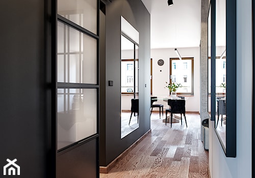 Drzwi przesuwne Atelier w nowoczesnym apartamencie - Hol / przedpokój, styl nowoczesny - zdjęcie od Drzwi Przesuwne i Systemy Przesuwne RENO