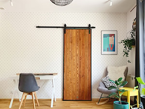 Drzwi przesuwne w sypialni - Sypialnia, styl nowoczesny - zdjęcie od Drzwi Przesuwne i Systemy Przesuwne RENO