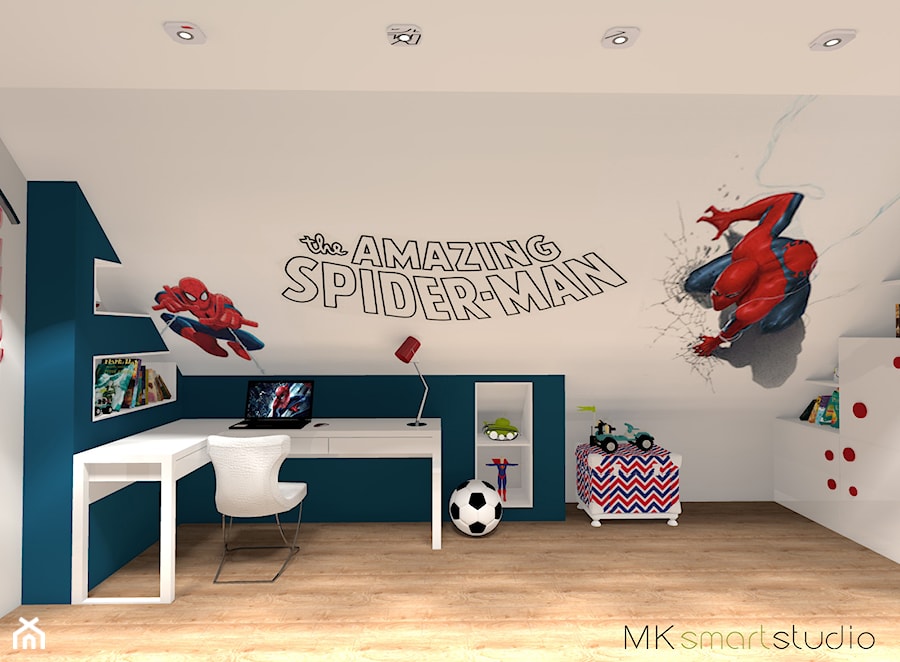 Pokoik dla fana Spidermana - zdjęcie od MKsmartstudio