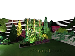 Projekt nowoczesnego ogrodu w Libertowie w Krakowie - Ogród, styl nowoczesny - zdjęcie od MKsmartstudio