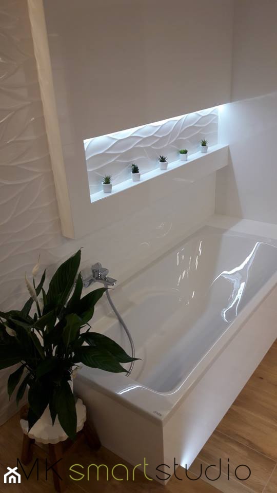Realizacja pięknej i nowoczesnej łazienki w stylu skandynawskim - zdjęcie od MKsmartstudio - Homebook