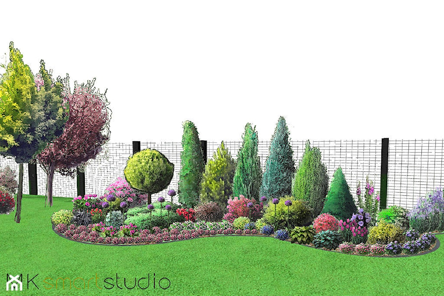 Falista moc kolorów - Ogród, styl minimalistyczny - zdjęcie od MKsmartstudio
