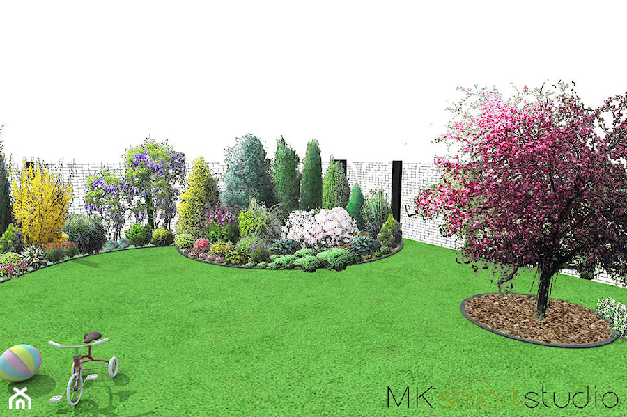 Falista moc kolorów - Ogród, styl nowoczesny - zdjęcie od MKsmartstudio