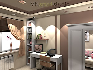 Pokój młodzierzowy z użycien mebli Ikea - Pokój dziecka, styl nowoczesny - zdjęcie od MKsmartstudio