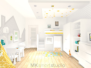 Aranżacja pokoju dla 3 letniego chłopca w stylu skandynawskim - Pokój dziecka, styl skandynawski - zdjęcie od MKsmartstudio