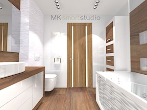 Nowoczesna łazienka w stylu skandynawskim Pani Kasi z Bedworth - zdjęcie od MKsmartstudio