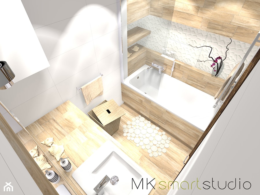 Wizualizacja łazienki - zdjęcie od MKsmartstudio