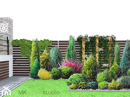 Aranżacje wnętrz - Ogród: Projekt nowoczesnego ogrodu w Libertowie w Krakowie - Ogród, styl nowoczesny - MKsmartstudio. Przeglądaj, dodawaj i zapisuj najlepsze zdjęcia, pomysły i inspiracje designerskie. W bazie mamy już prawie milion fotografii!
