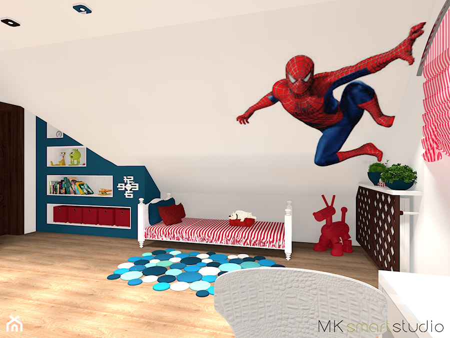 Pokoik dla fana Spidermana - zdjęcie od MKsmartstudio