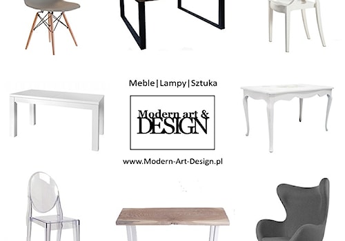 Historia ponadczasowości - Krzesło Eames - Salon, styl skandynawski - zdjęcie od Modern Art & Design
